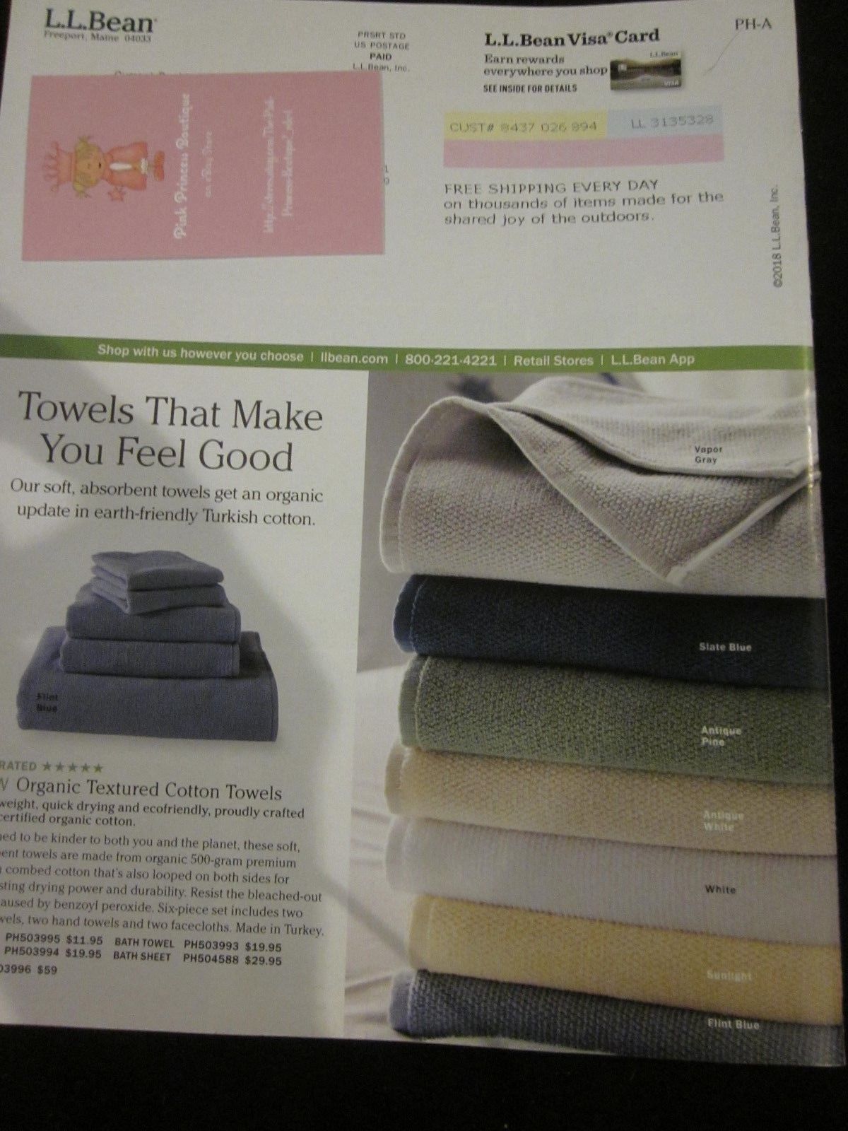 LL BEAN L L BEAN 2018 CATALOG BEAN BIGGEST WARMEST BEDDING SELECTION   S L1600 