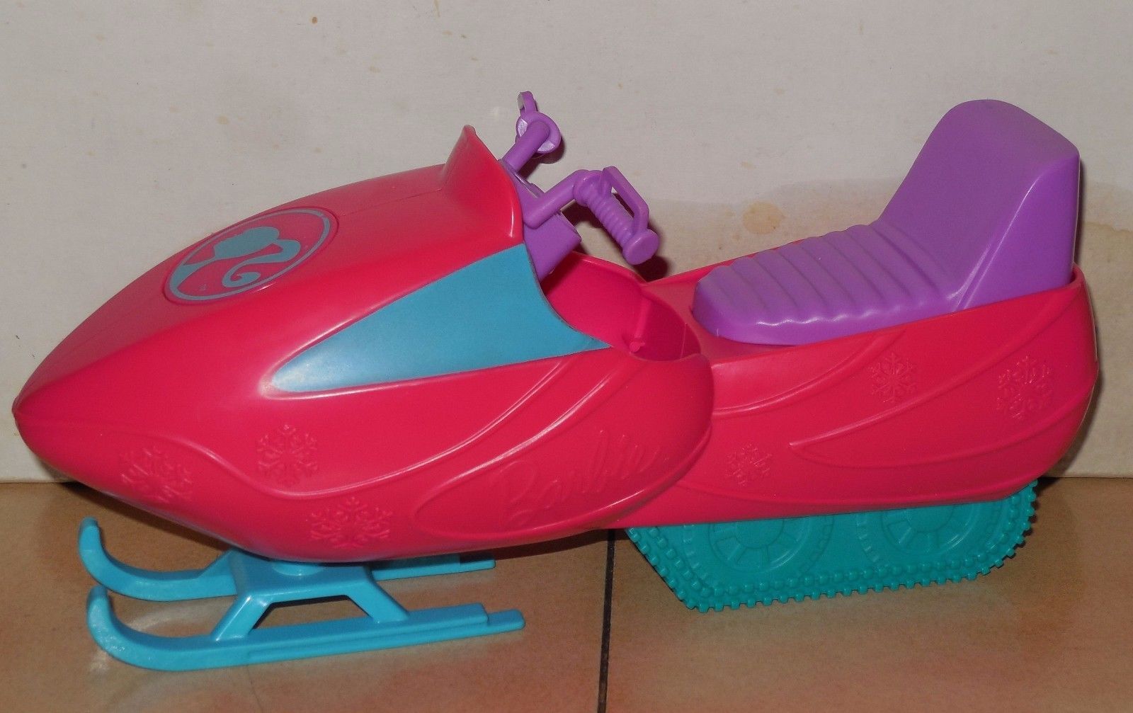 barbie with snowmobile