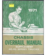 1971 CHEVROLET 40-60 SERIES TRUCKS CHASSIS OVERHAUL MANUAL ORIGINAL ST 3... - $24.70