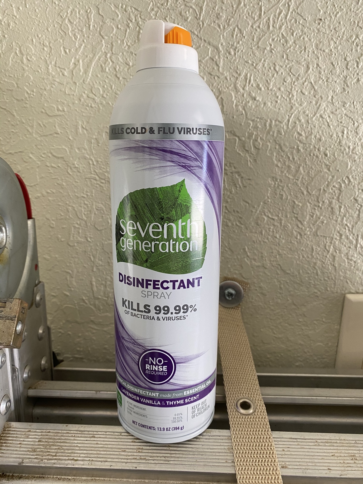 Seventh Generation Disinfectant Spray,Lavender Vanilla & Thyme 13.9 oz