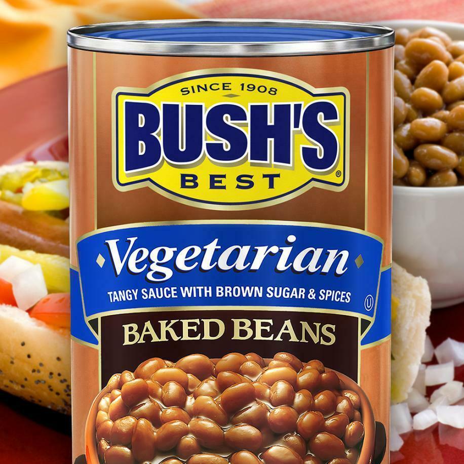 Bush's Vegetarian Baked Beans - 28oz, (4 Cans Included) - Tinned ...