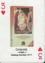 Cinderella RARE 1988 CBS Fox Promotional Playing Card Ginger Rogers - $19.79