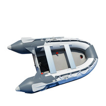 BRIS 10.8 ft Inflatable Boat Dinghy Yacht Tender Fishing Raft Pontoon W/Air Floo image 4