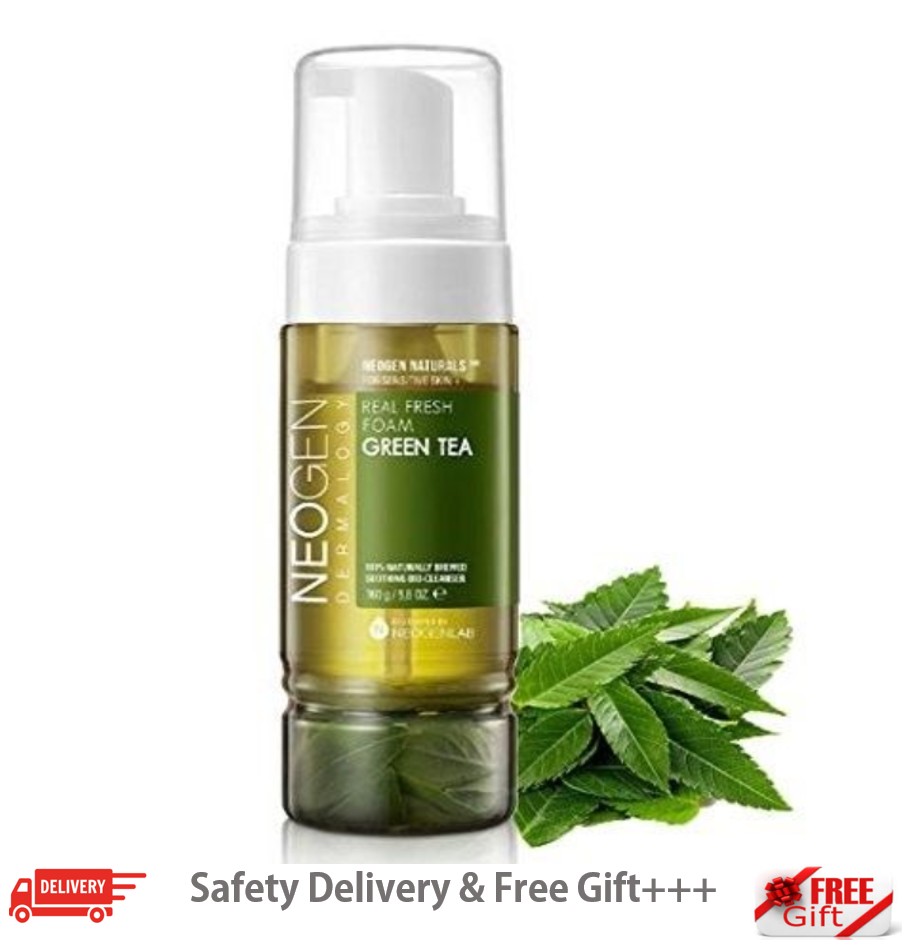 [NEOGEN] Dermalogy Real Fresh Foam Cleanser Green Tea 160g Cleansers