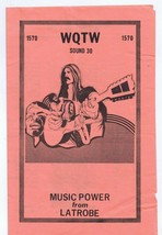 ORIGINAL Vintage 1978 WQTW Latrobe PA Music Survey w/ Saturday Night Fever Ad image 2