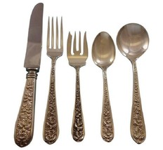 Corsage by Stieff Sterling Silver Flatware Set For 12 Service 62 Pieces - $3,712.50