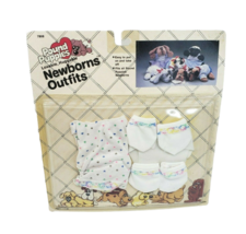 Vintage 1986 Pound Puppies Newborns Outfit Dog Clothing Sealed Package Hearts - $26.91