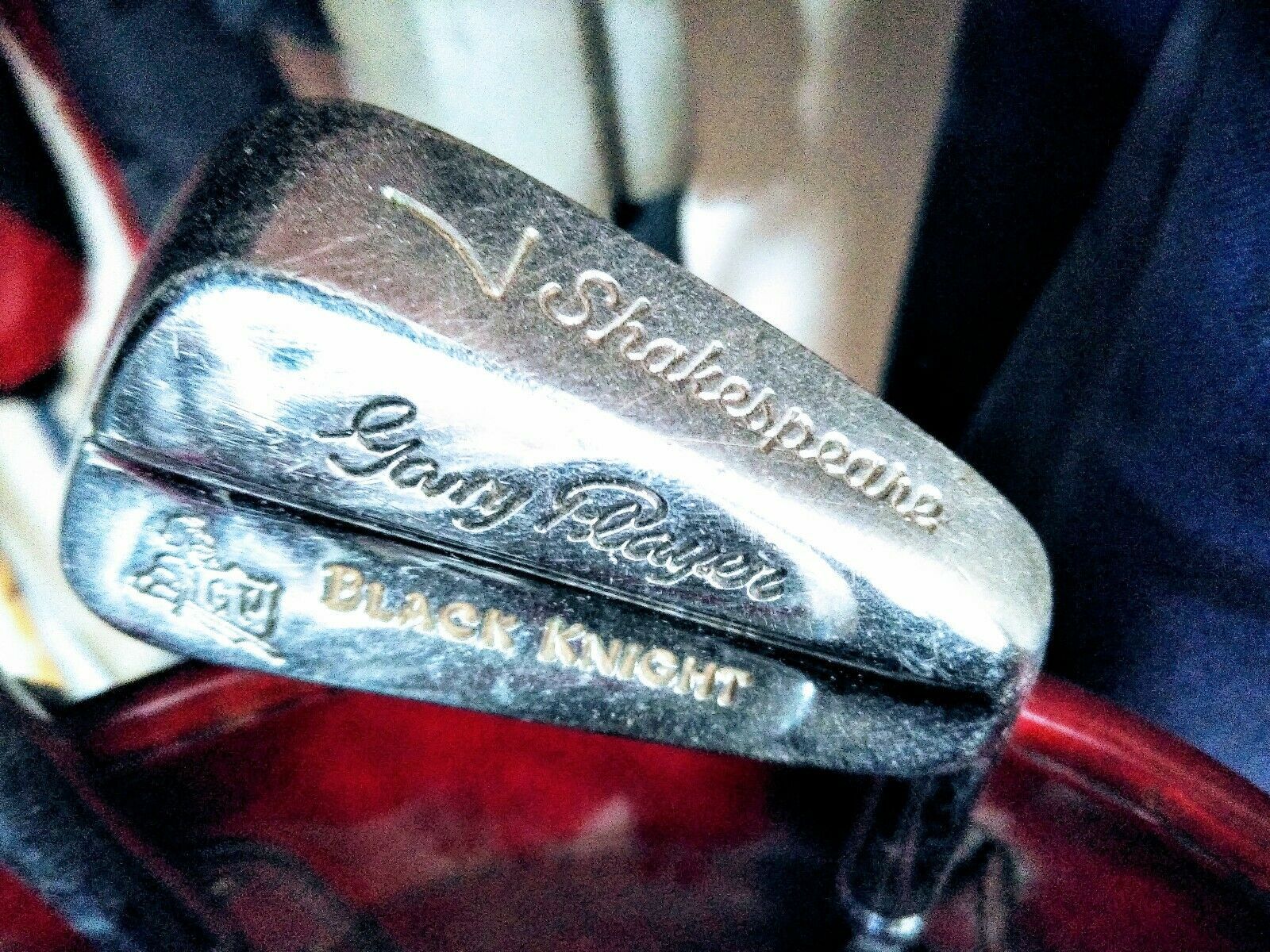 1960s Vintage Shakespeare Gary Player Black Knight Golf Clubs Irons 2