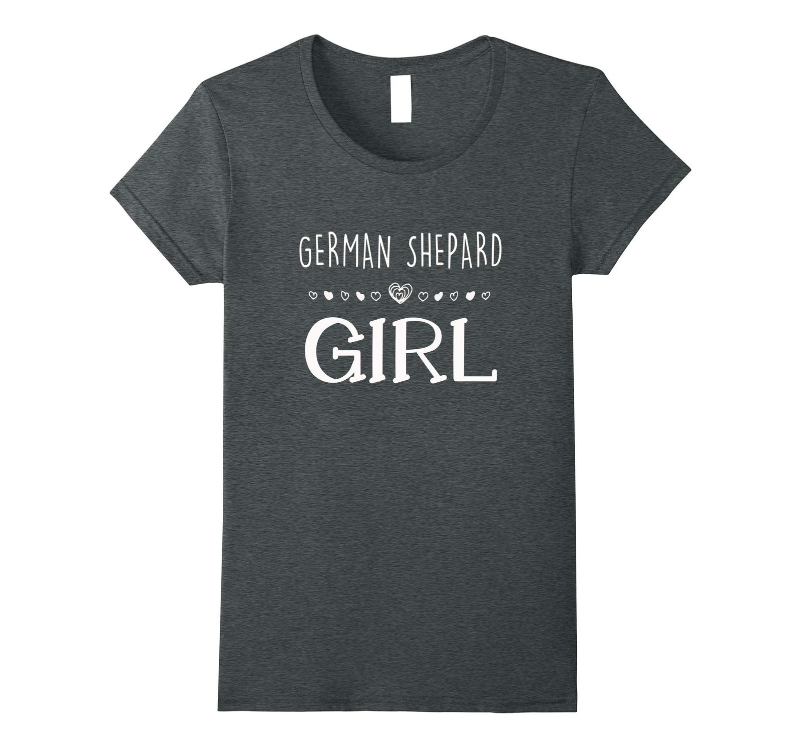 Dog Fashion - German Shepard Girl awesome pet dog lovers funny t-shirt Wowen