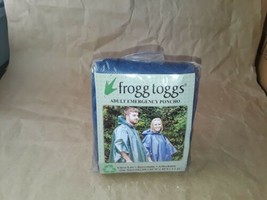 frogg toggs Adult Emergency Poncho OSFA Blue - $15.47