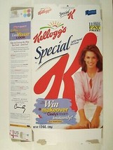 1999 Mt Cereal Box Kellogg's Special K Cindy Crawford [Y156c11] - $27.84