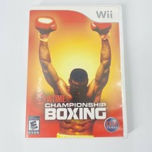 Showtime Championship Boxing - Nintendo  Wii Game CIB Complete Manual Bo... - $3.95
