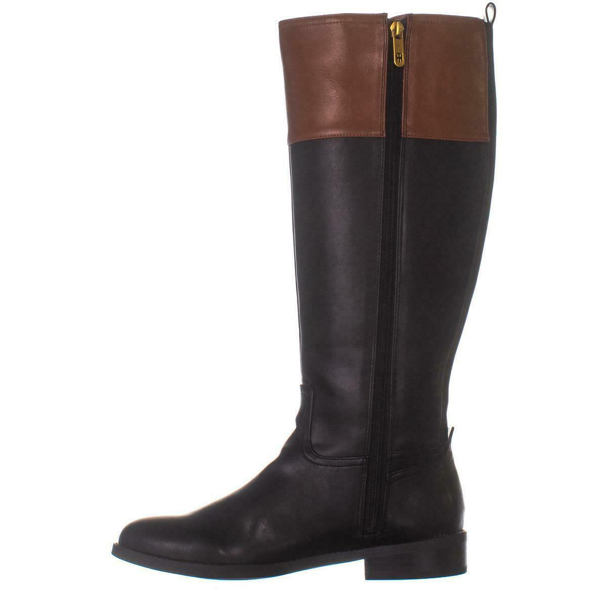 Tommy Hilfiger Ilia2 Riding Boots 426, Black, 7.5 US - Boots