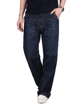 Demon&Hunter Men's Relaxed Dark Blue Jeans S80L9-1 - $50.82