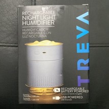 Treva Night Light Rechargeable Humidifier 500 ml Capacity - $19.99