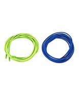 Elastic No Tie Shoelaces - 39&quot; Stretchy 2-Pack Lace Set (Blue &amp; Green) - $7.99