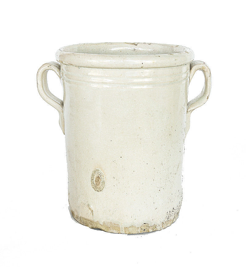 Small Primitive Stoneware Crock - Crocks