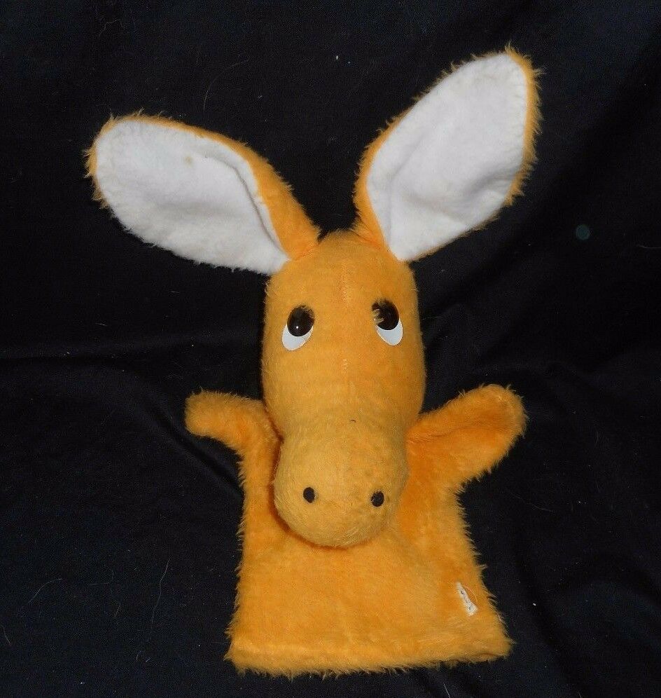 VINTAGE 1972 ANIMAL FAIR AARTY THE AARDVARK HAND PUPPET STUFFED PLUSH