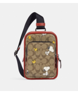 Coach X Peanuts Track Pack 14 W/ Snoopy Woodstock Print Backpack ~NWT~ C... - $242.55