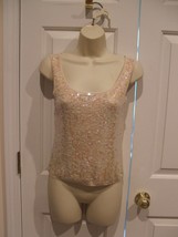 NEW IN PKG SILK BLEND PINK CHAMPAGNE TANK TOP SIZE SMALL - $29.69