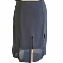 Adrianna Papell Black Dress Skirt Size 4 - $12.87