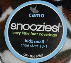 Snoozies Brand KCM005 Pink Dark Camouflage Girls House Slippers Size S image 4