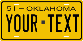 Oklahoma 1951 License Plate Personalized Custom Auto Bike Motorcycle Moped  - $10.99+