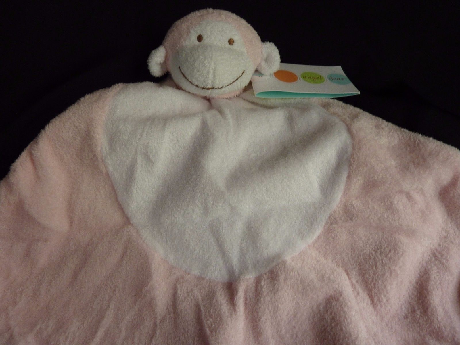 pink monkey security blanket
