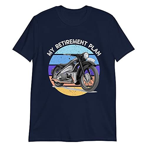 My Retirement Plan Motorcycle T-Shirt | Riding Riders Biker Retired Man Gift Tee