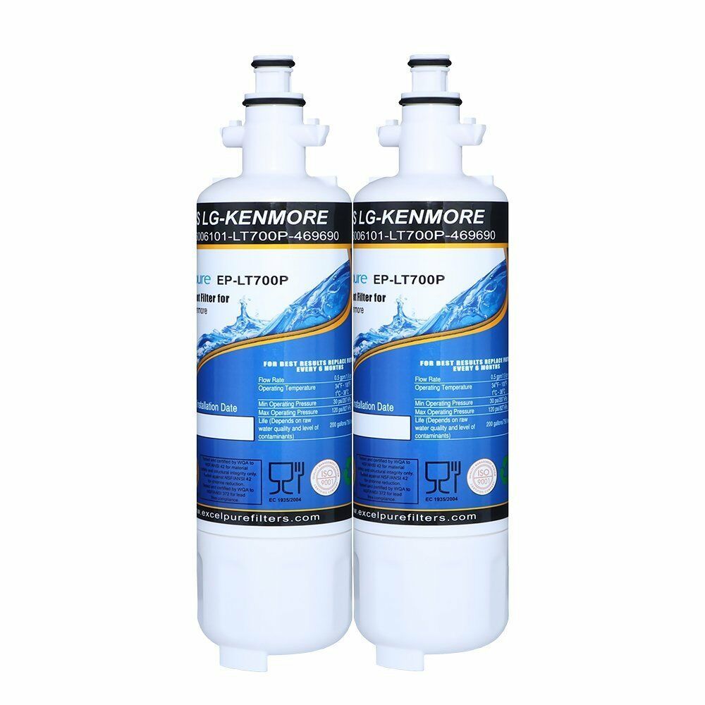 Replacement for LG LFX28968ST Refrigerator water filter (2 Pack) NEW