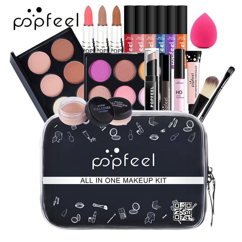 POPFEEL ALL IN ONE Full Starter Makeup Kit - Makeup Sets & Kits