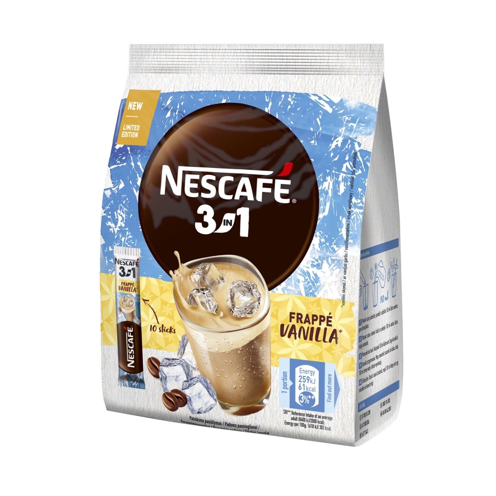 Nescafe 3 in 1 Coffee: Brown Sugar Instant Coffee Sticks