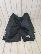 Adidas Youth Boys Teen Sz Med Black Padded Football Shorts Contact Sports - $14.84