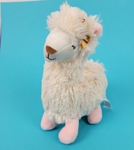 Carters Just One You Lllama Alpaca Plush Bow Stuffed Animal 10" Baby Soft - $11.04