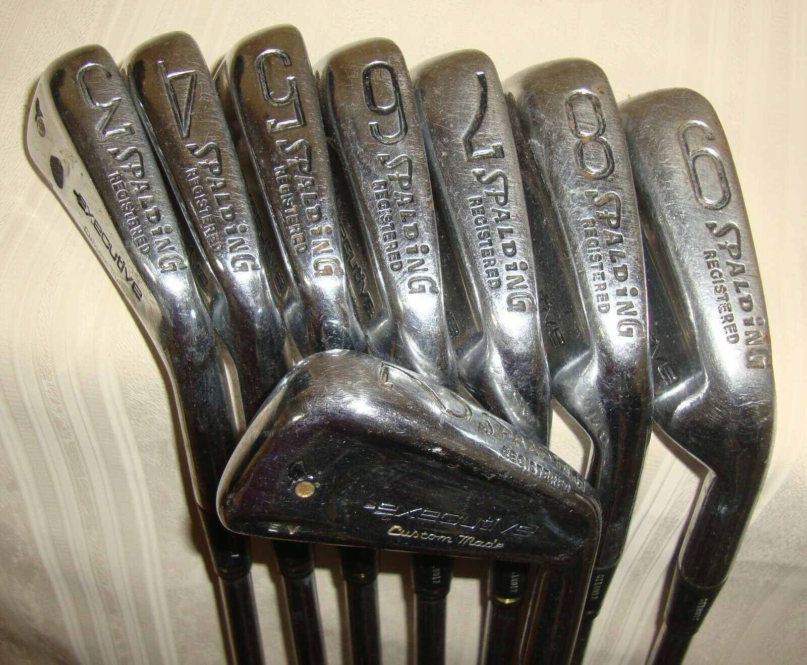 Vintage Spalding Registered Executive Irons 29 Right Handed Golf Clubs