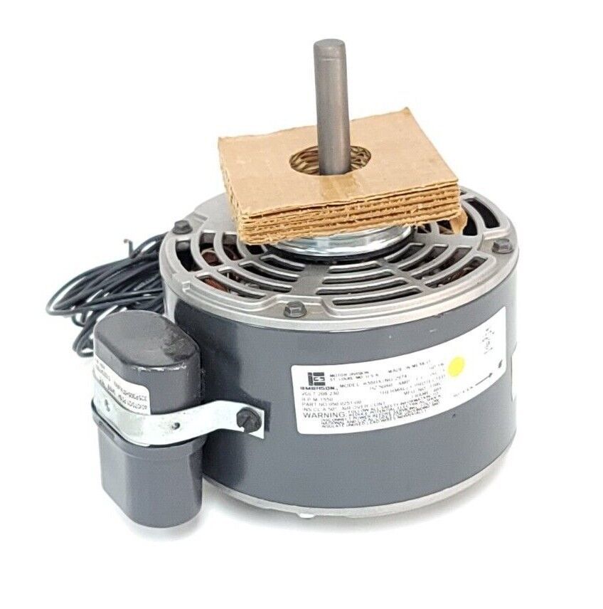 NEW EMERSON K55HXJNG2974 CONDENSER FAN MOTOR W/ CAPACITOR 1/6HP 050025100... Other