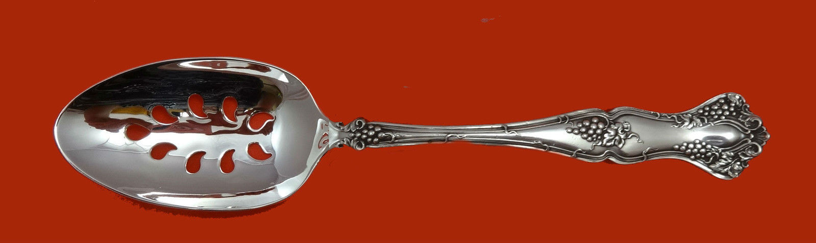 Primary image for Vintage by 1847 Rogers Plate Silverplate Serving Spoon Pierced 9-Hole Custom
