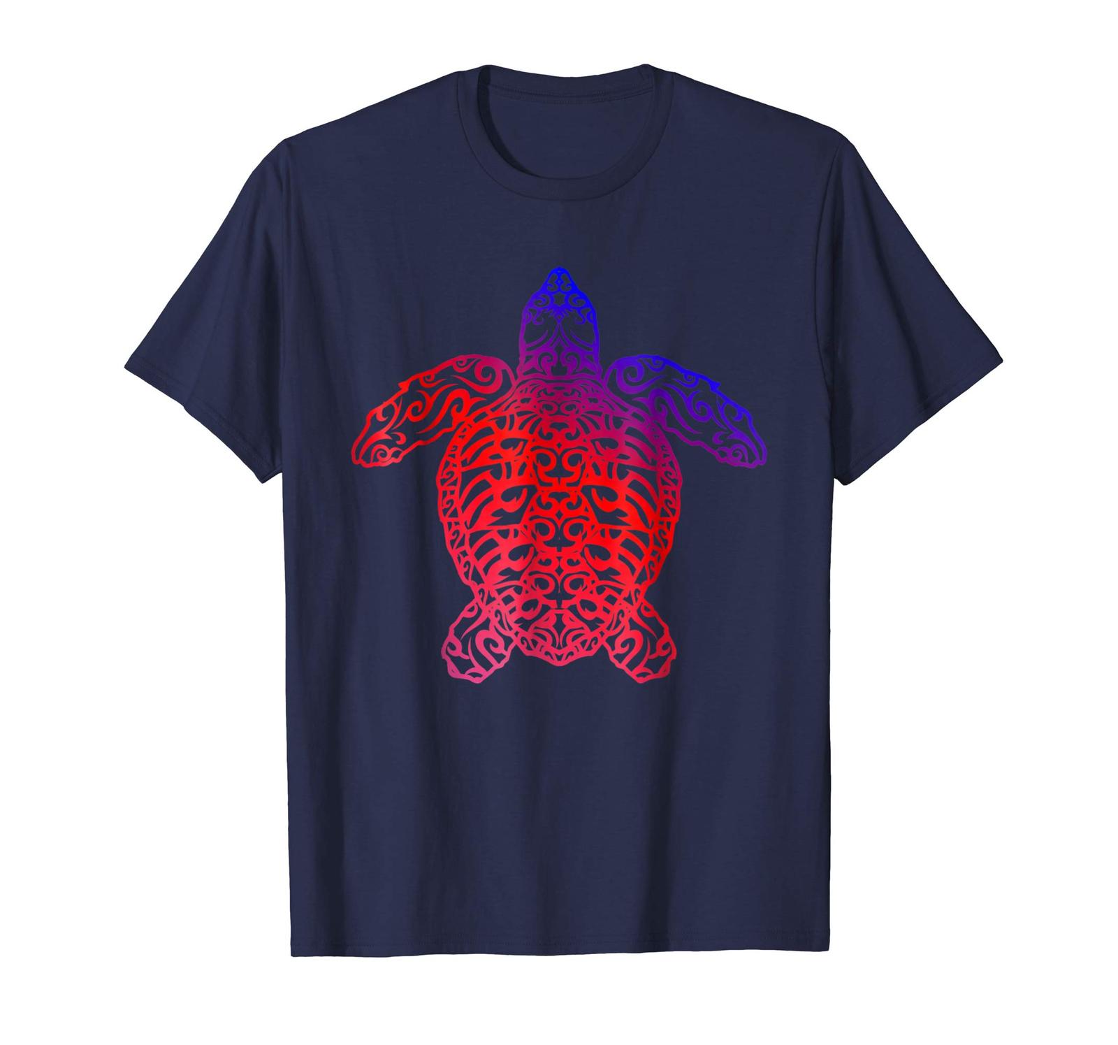 Special Shirts - Cute Trendy Sea Turtle Ocean Blue Tribal Shirt Gift ...