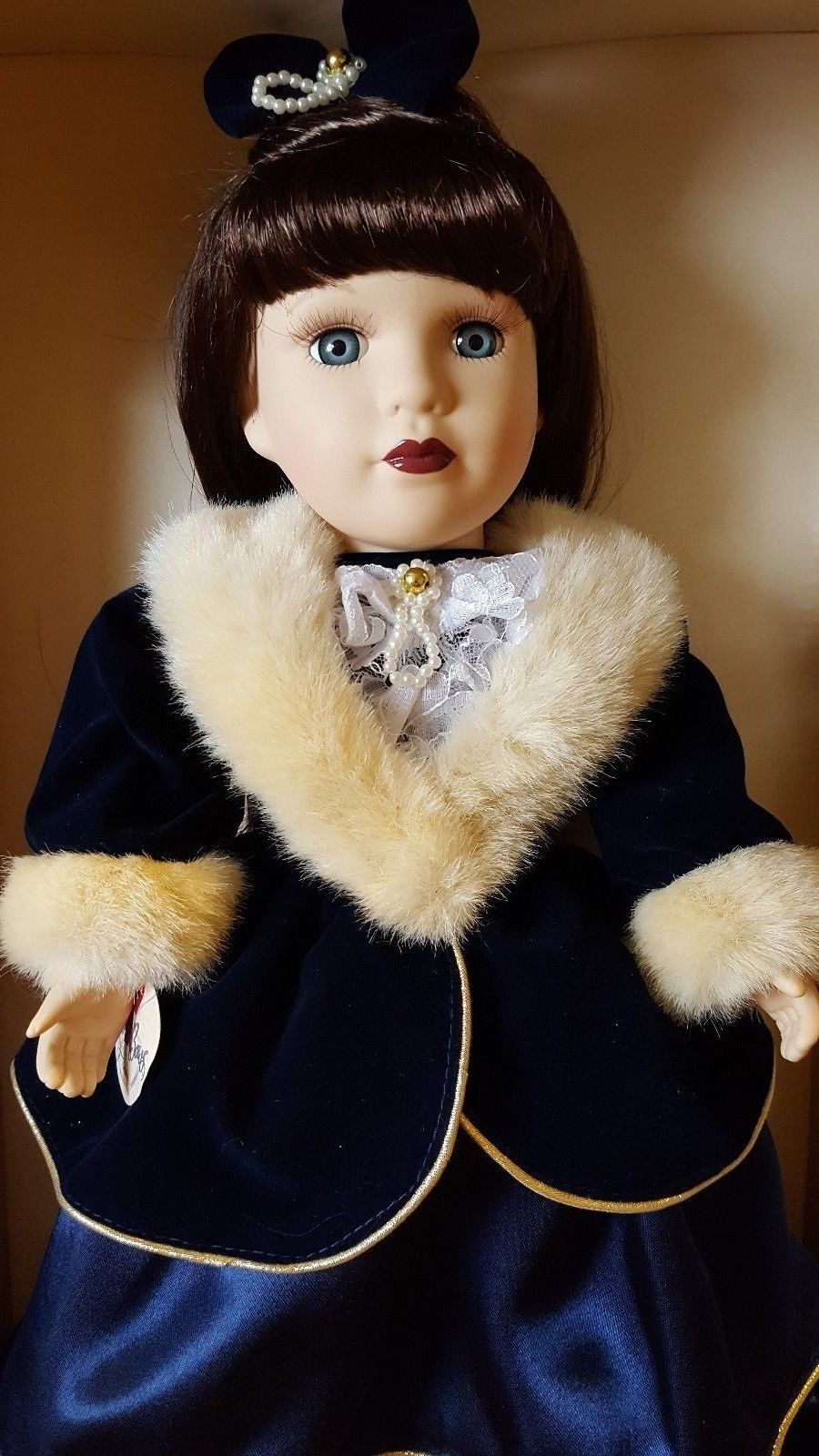 victorian seasons genuine porcelain doll