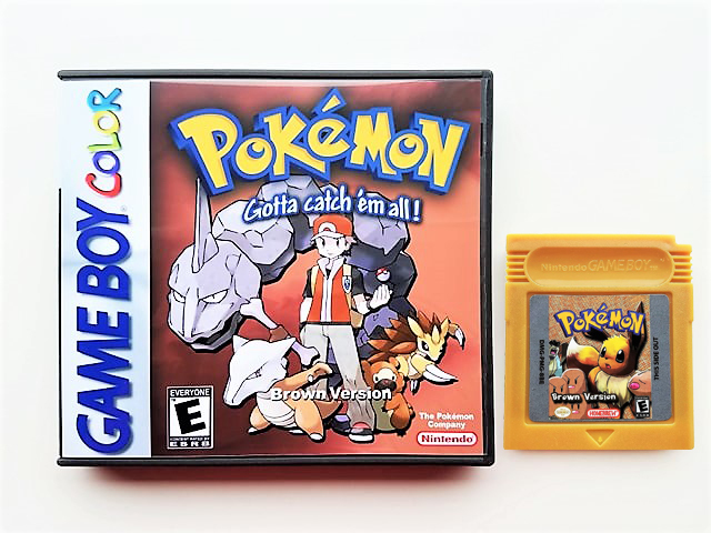 Pokemon Brown Game / Case - Gameboy (GB) English (USA Seller)