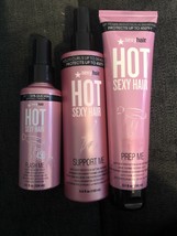 Hot Sexy Hair Prep Me Support Me Flash Me Quick Blow Dry Spray Protection - $32.66