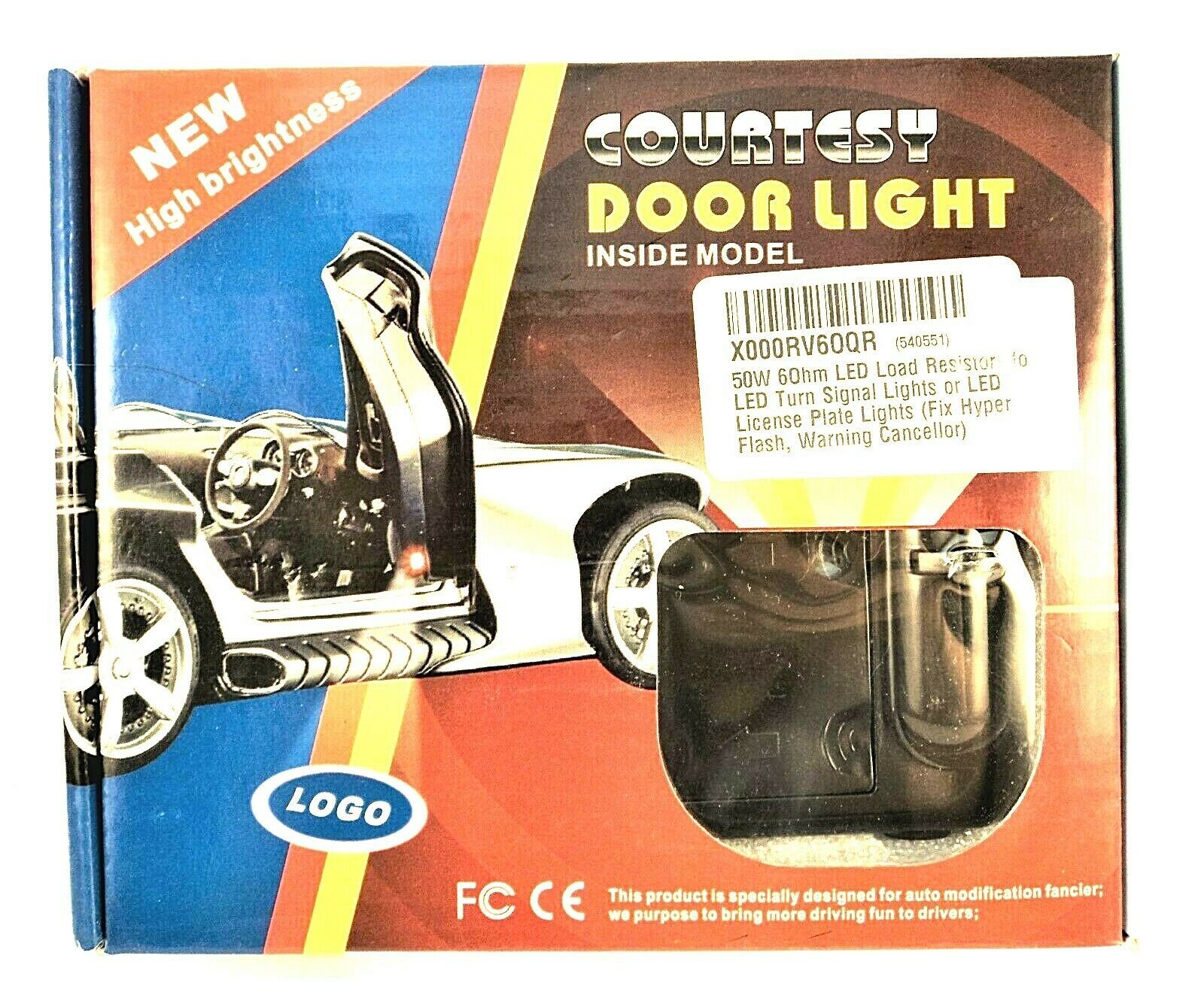 Courtesy Door Light Inside Model Bat Logo and similar items