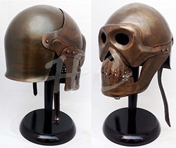 Skeleton Skull Armour Helmet Medieval Viking Mask Spectacle Roman Knight Helmet