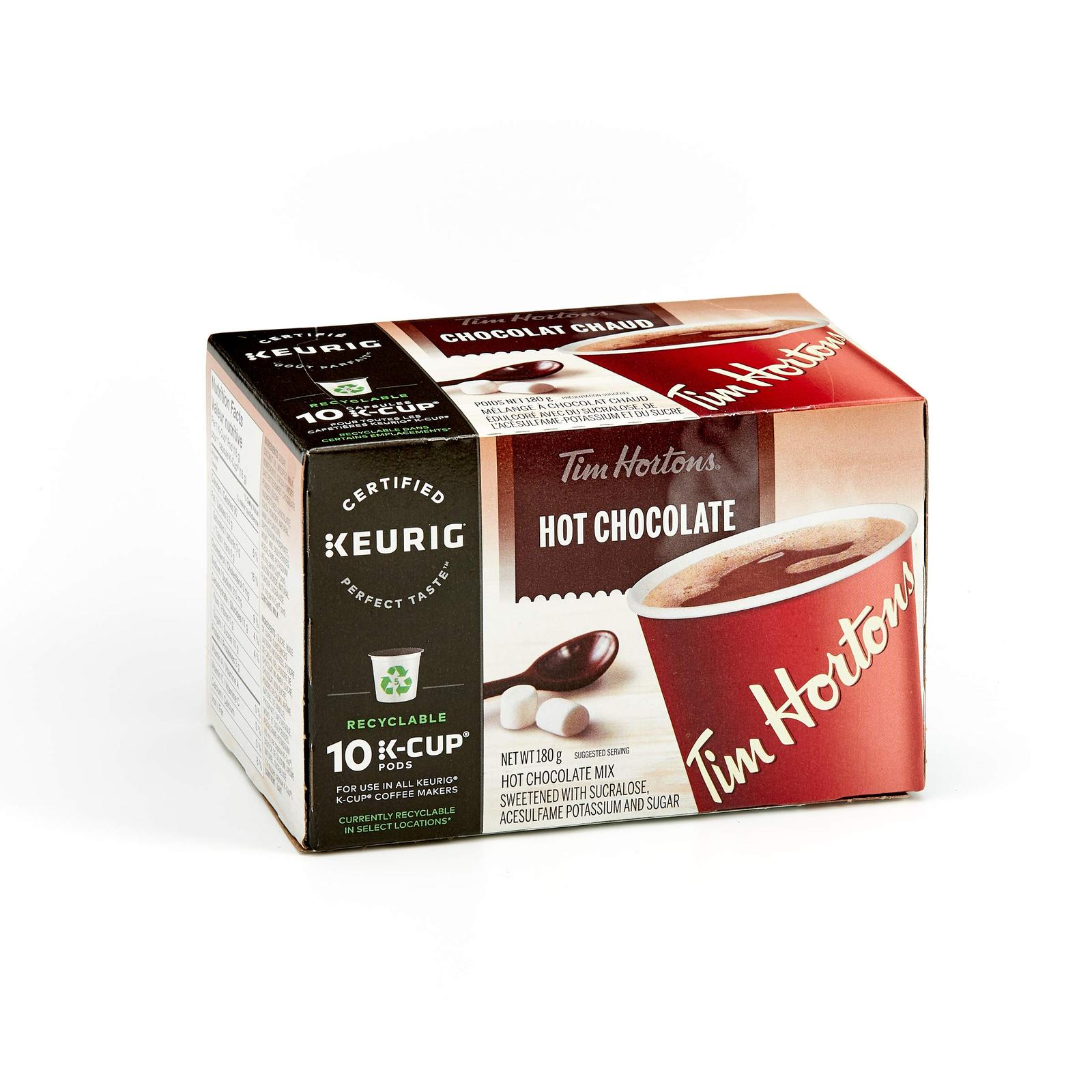 Tim Hortons Hot Chocolate, Single Serve Keurig Certified KCup Pods for