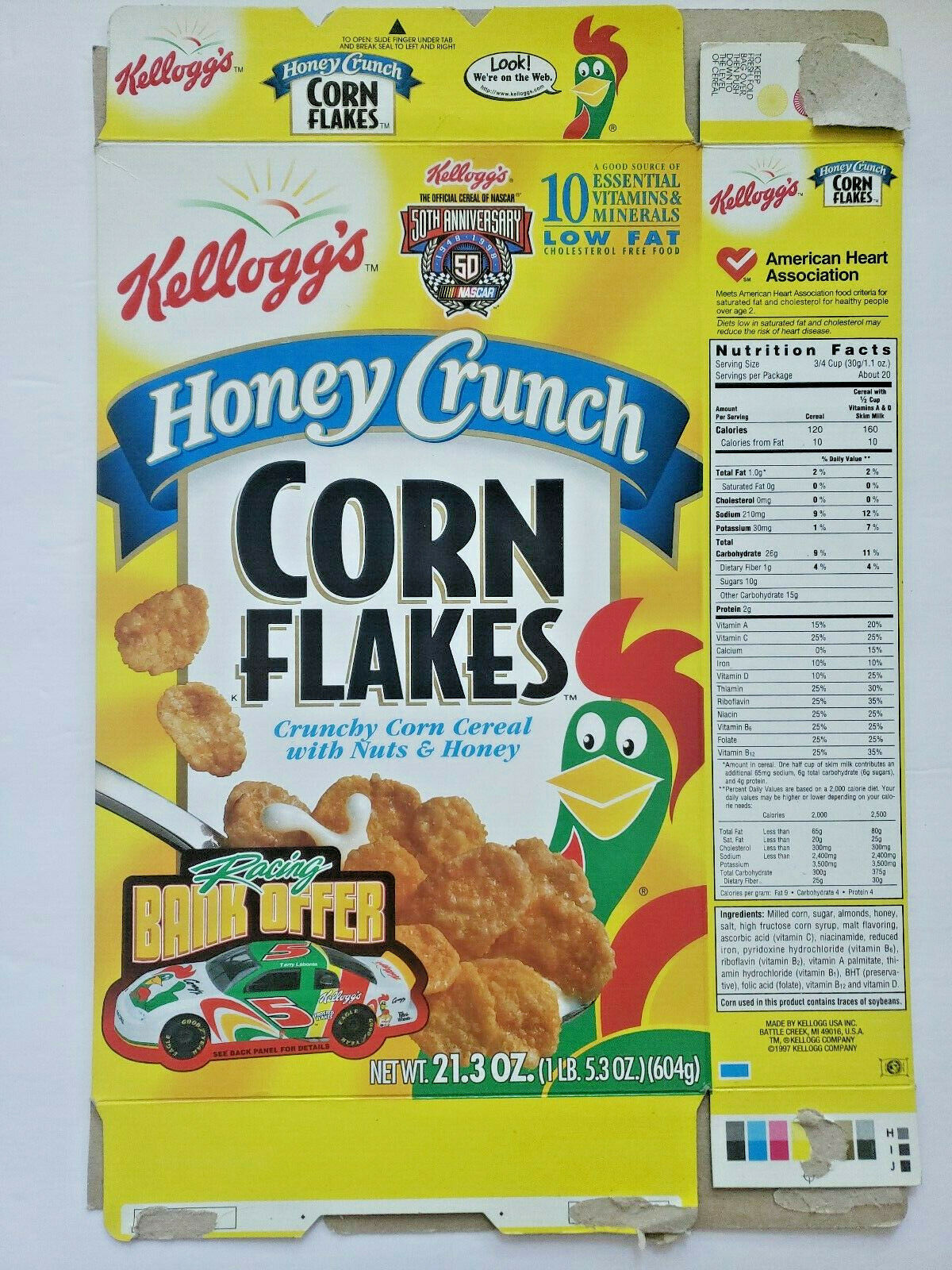 Kellogg S Honey Crunch Corn Flakes Empty Box And 21 Similar Items