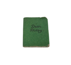 Vintage 1960's Mattel Barbie Sweet Dreams # 973 Dear Diary Green Book - $13.99