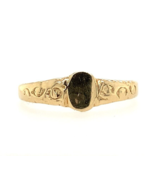 14k Gold Baby Signet Ring Blank Fancy Infant Children&#39;s Jewelry (#J5964) - $107.91