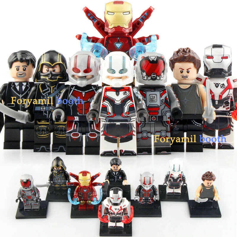 8pcs/set Avengers Endgame Ant-man Hawkeye Iron Man War Machine Lego ...