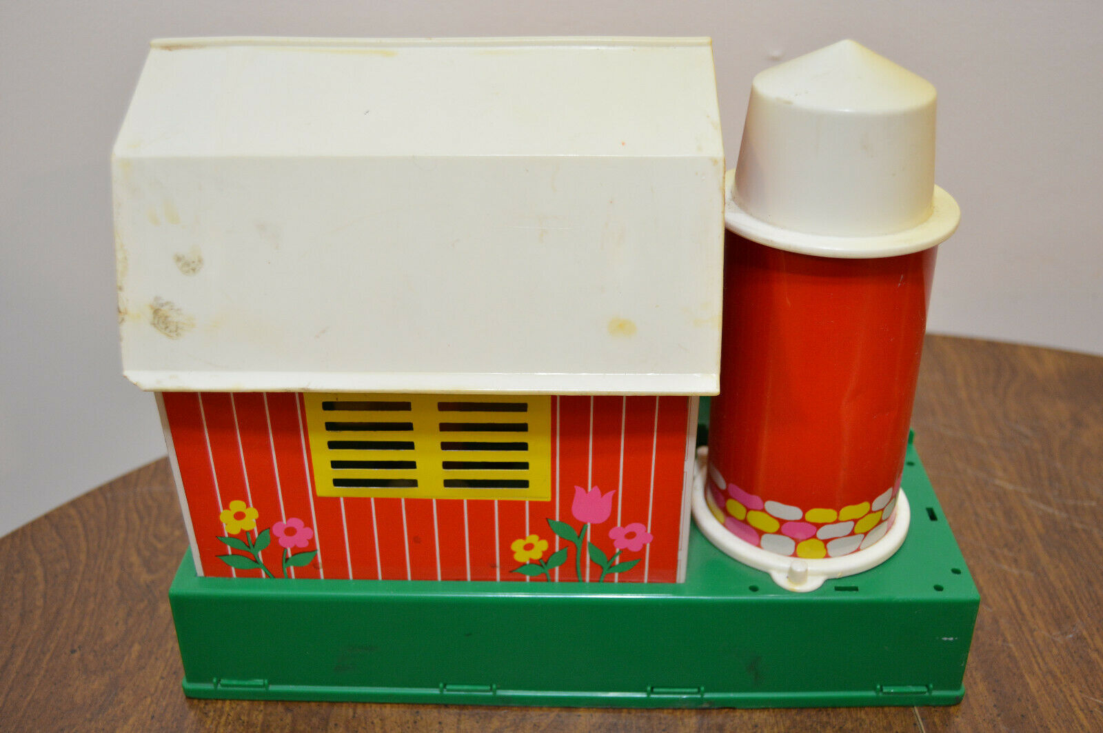 Vintage Push Button Farm A Child Guidance Toy Barn Animals - Other