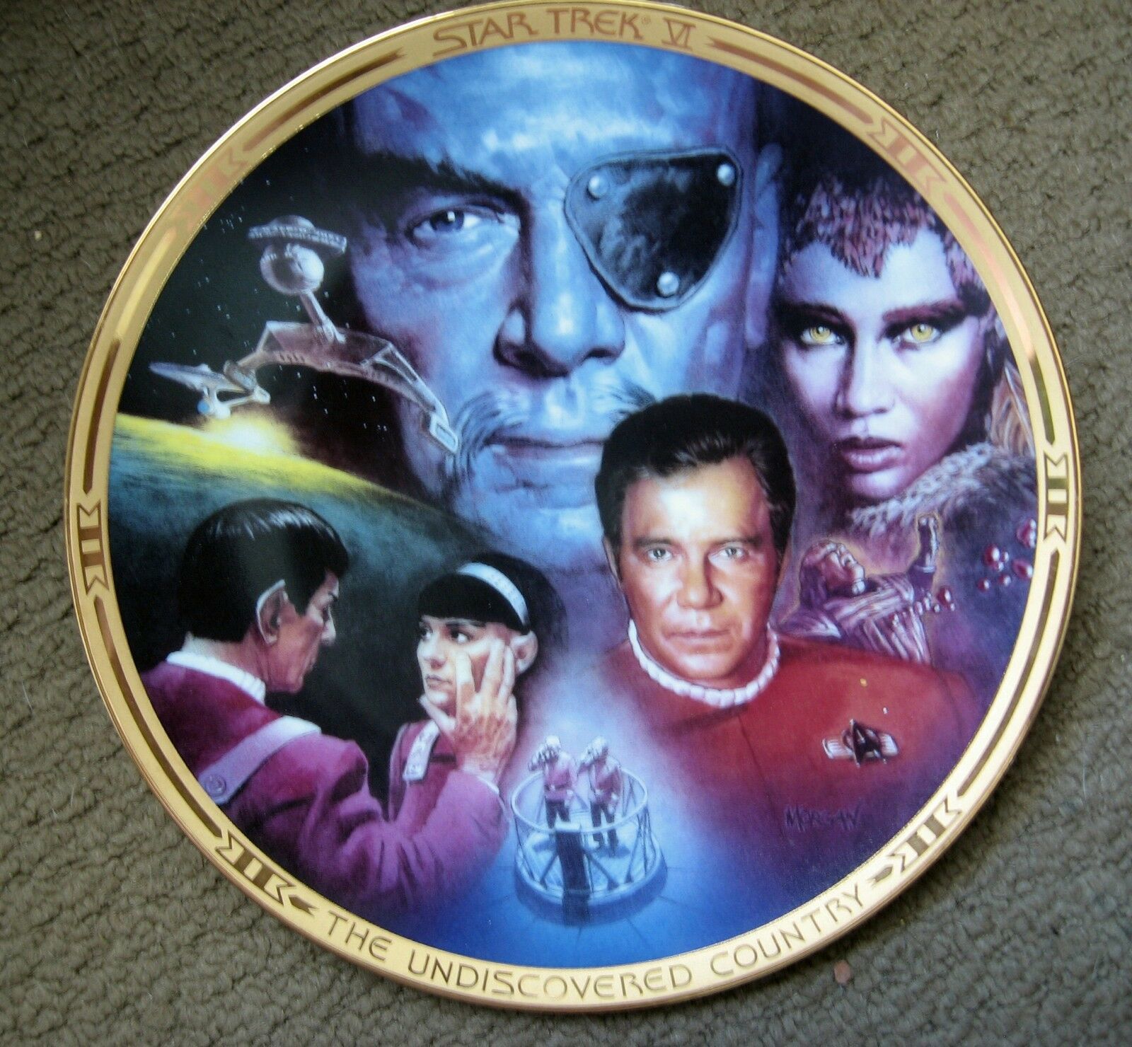 Star Trek The Movies Hamilton 8 plate collection . Hamilton Collector